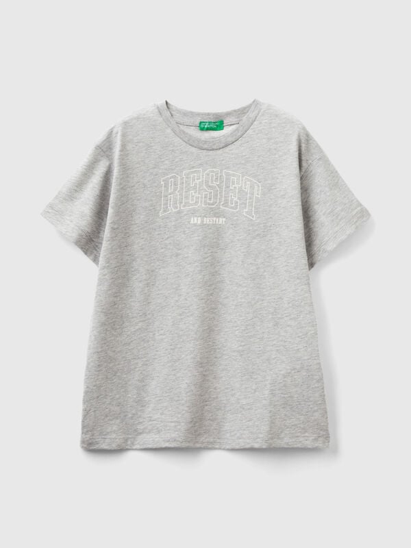T-shirt with print in organic cotton Junior Boy