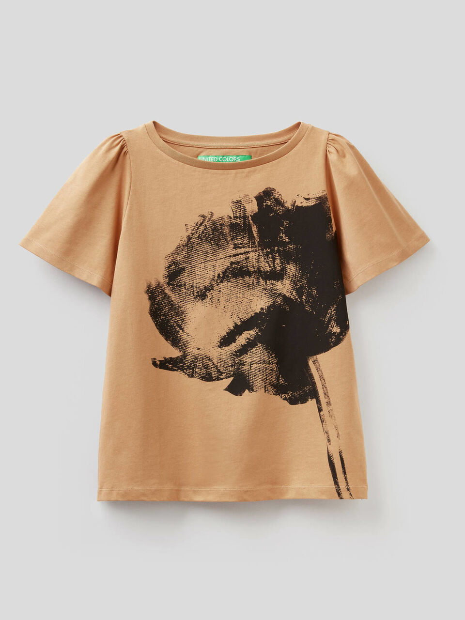 Organic cotton t-shirt with print image number 1