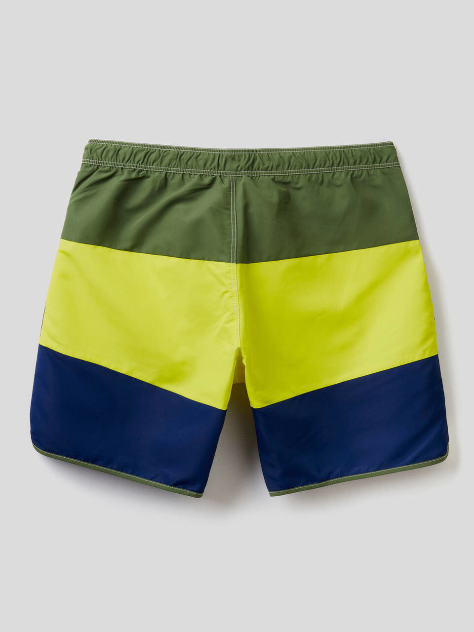 Color block swim trunks image number 2