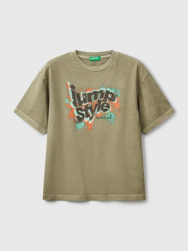 T-shirt avec imprimé devant et dos Garçon