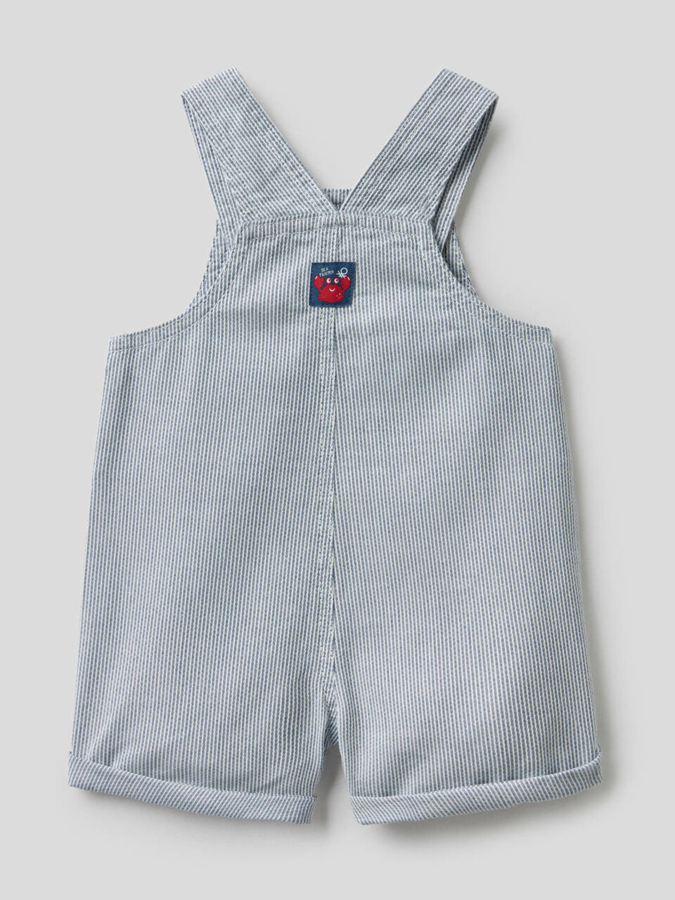 Kurze Latzhose aus 100% Baumwolle image number 2