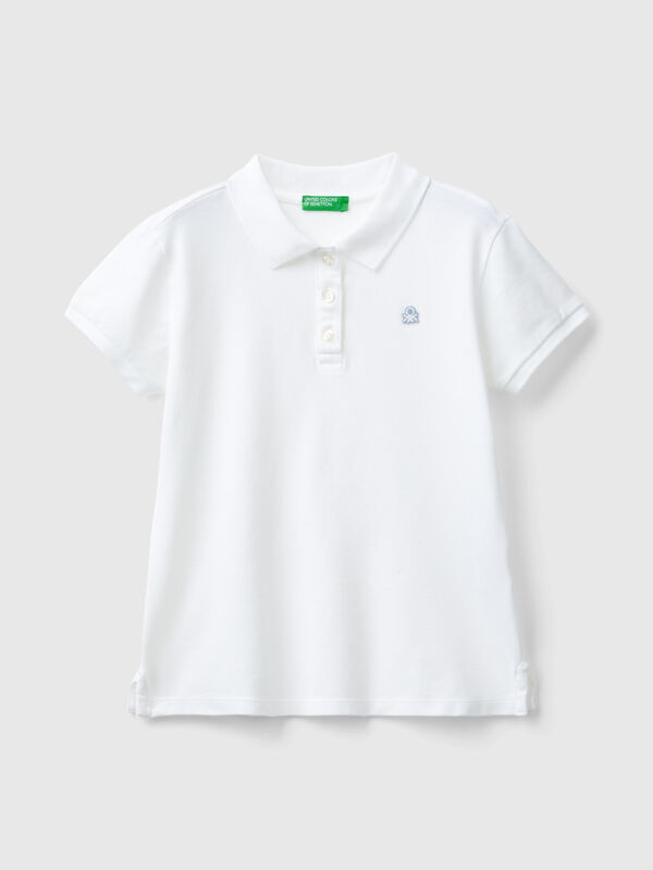 Polo à manches courtes en coton  Filles