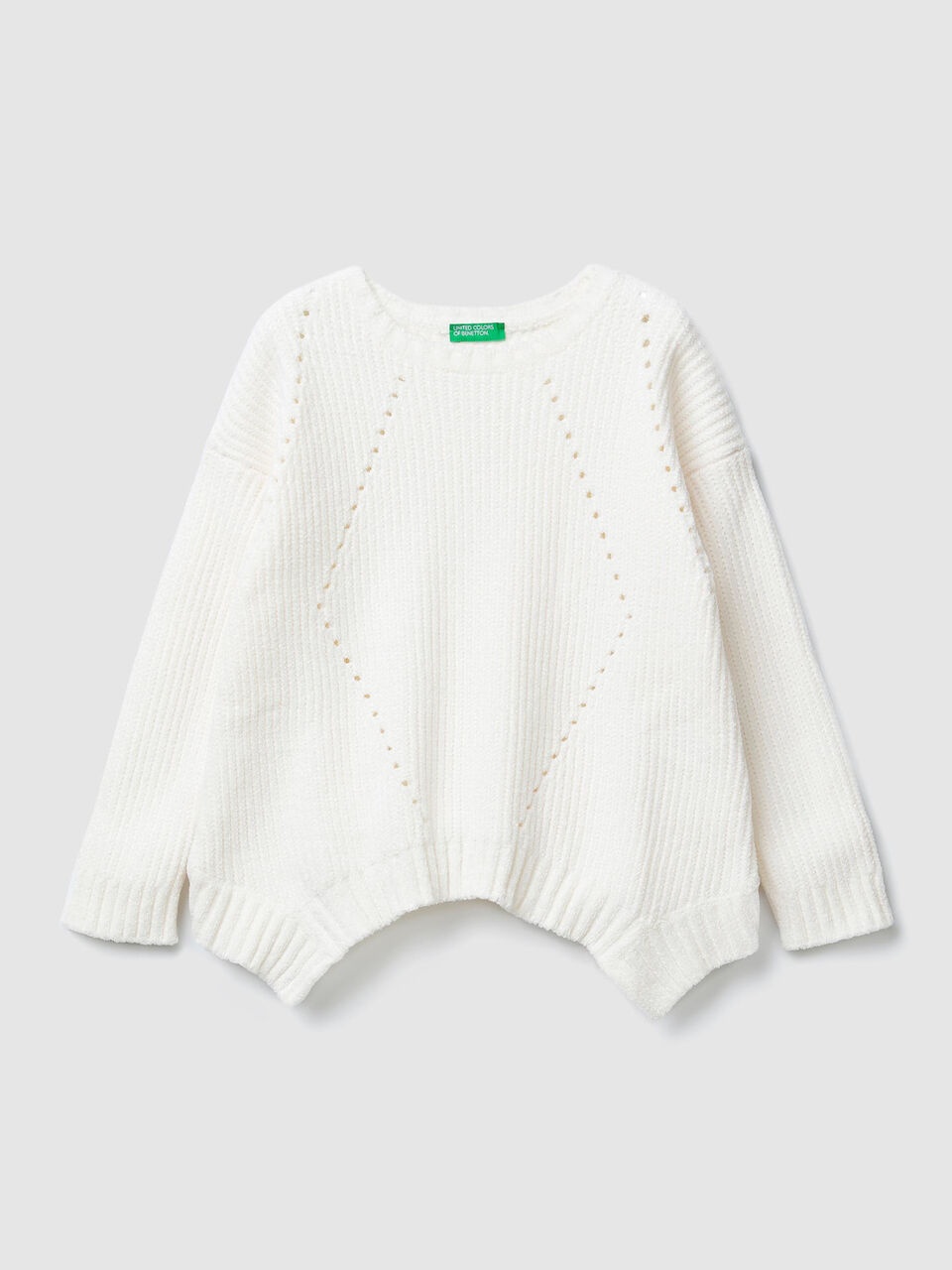 Uneven chenille sweater image number 1
