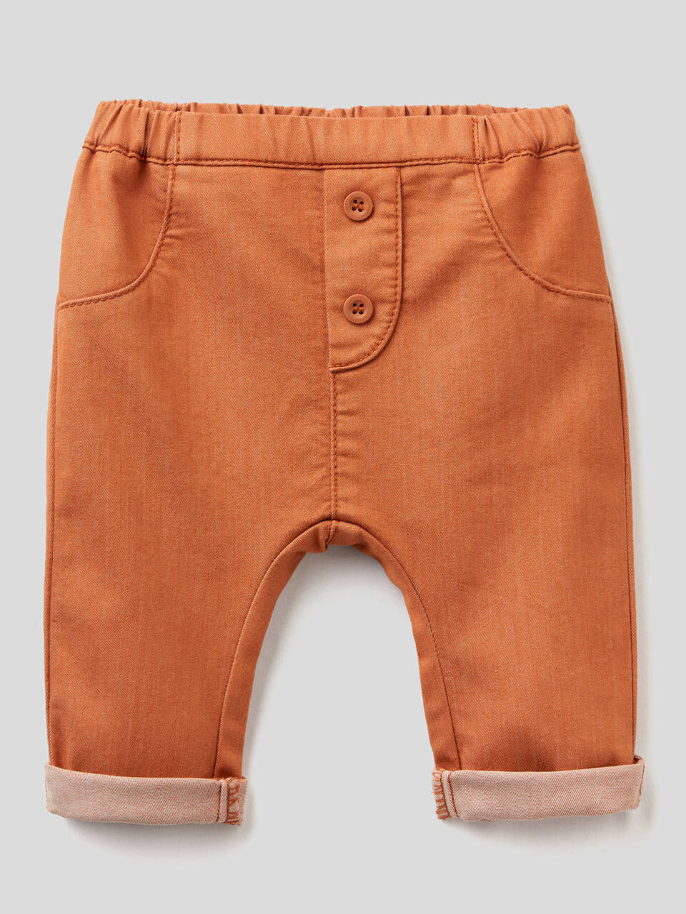 Hose in einer stretchigen Baumwollmischung Newborn image number 1