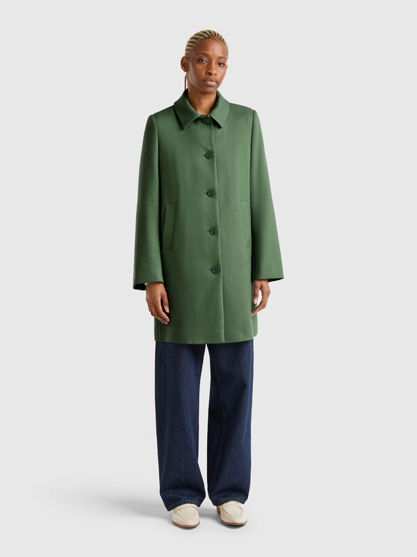 Manteau en viscose mélangée Femme