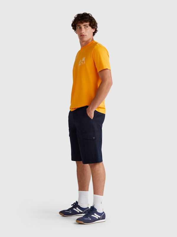 Cargoshorts aus reiner Baumwolle Herren