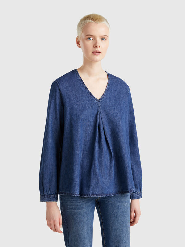 Chemisier en jean Femme