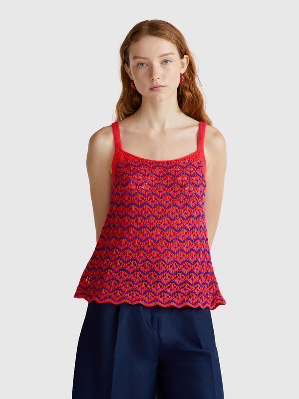 Crochet tank top Women