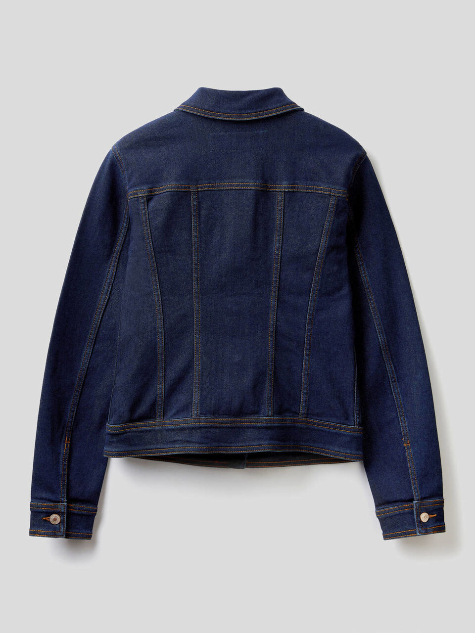 Taillierte Jeansjacke image number 2