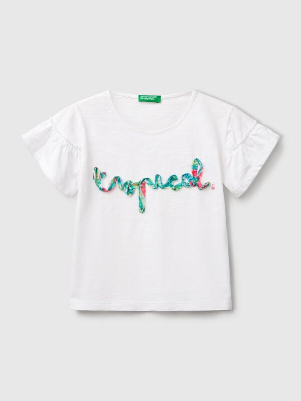T-shirt avec application Filles