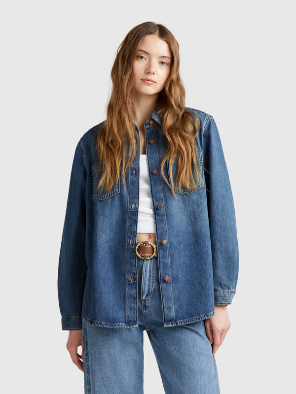 Surchemise en jean Femme
