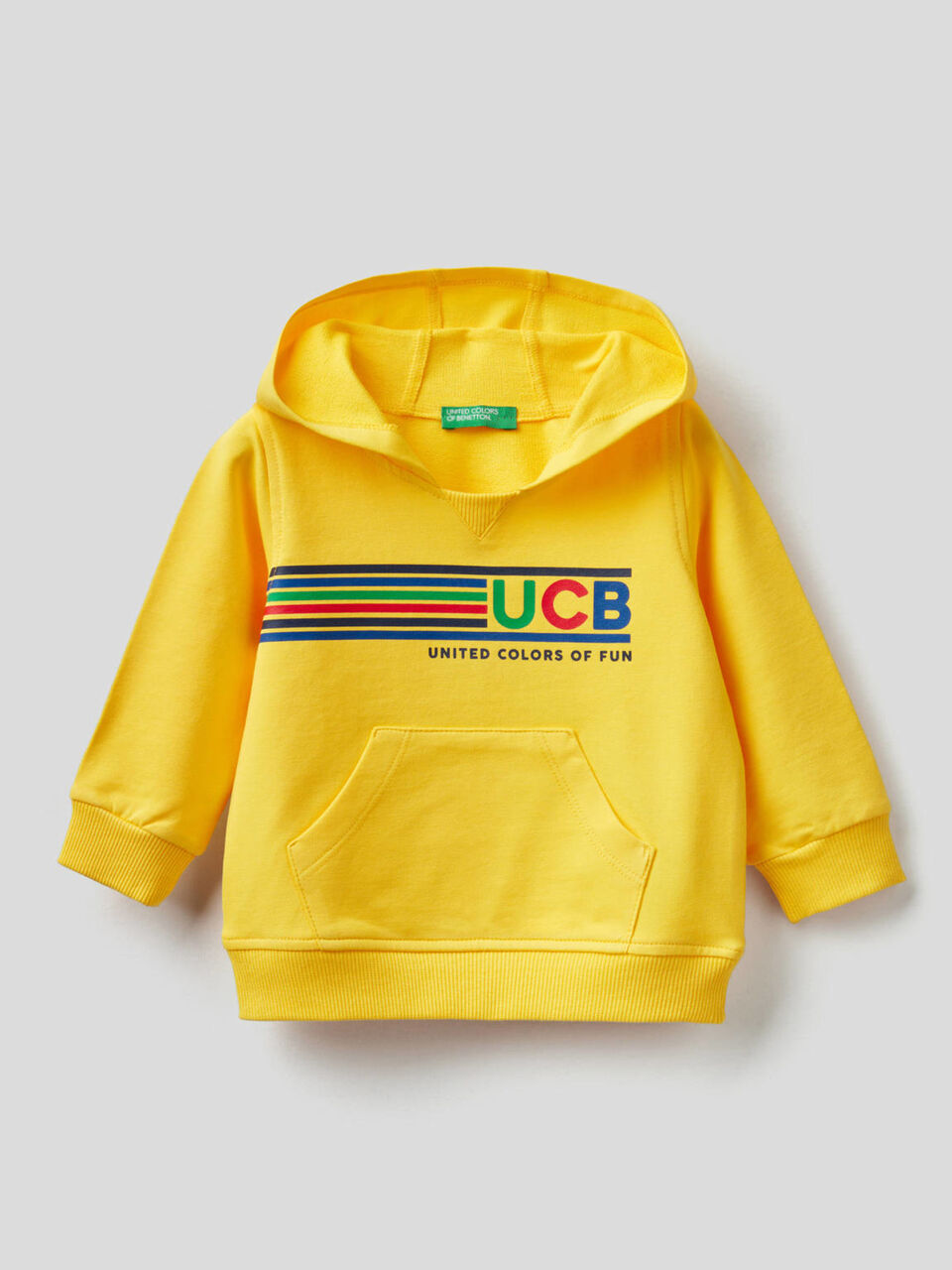 Sweatshirt aus stretchiger Baumwolle mit Kapuze image number 1