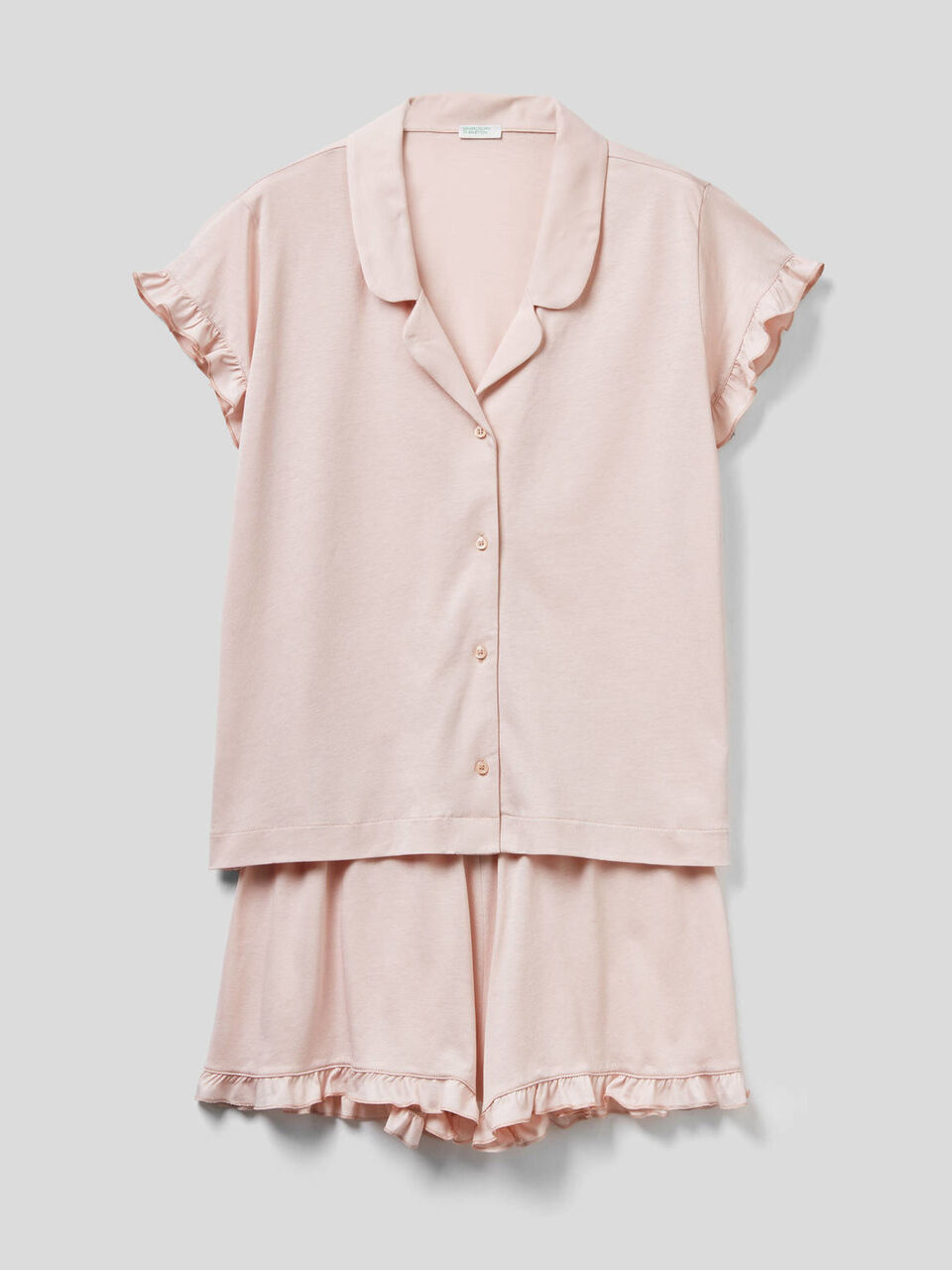 Ensemble pyjama avec blouse et short image number 1