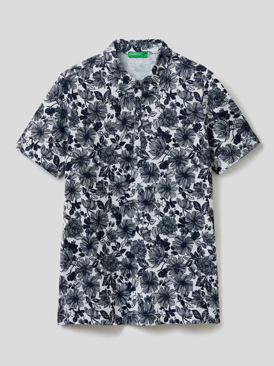 Polo à motifs 100% coton image number 1