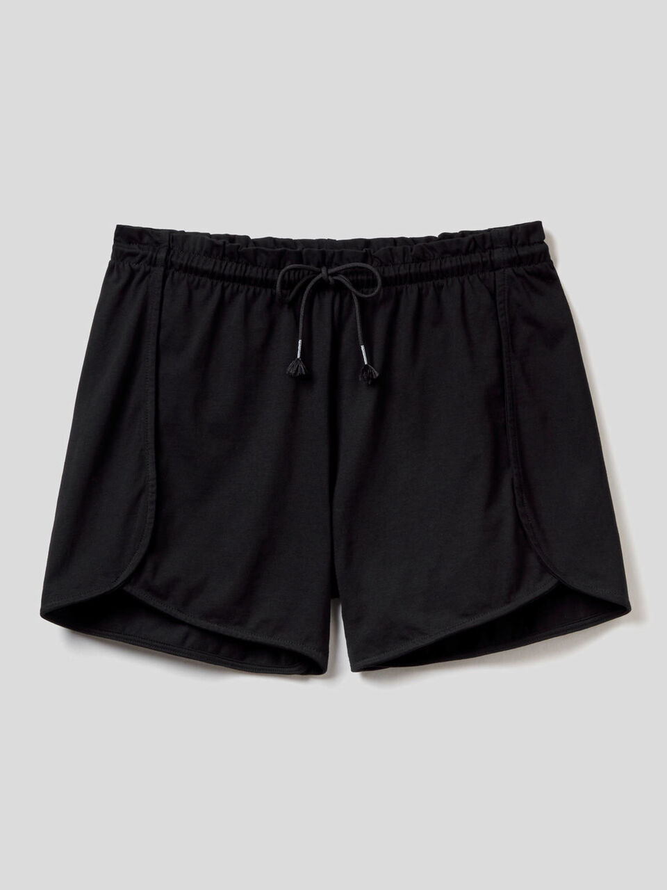 Shorts aus 100% Baumwolle mit gerafftem Bund image number 1