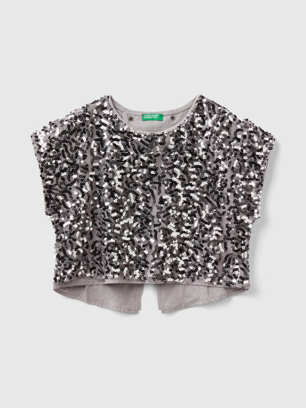 Blouse with sequins Junior Girl