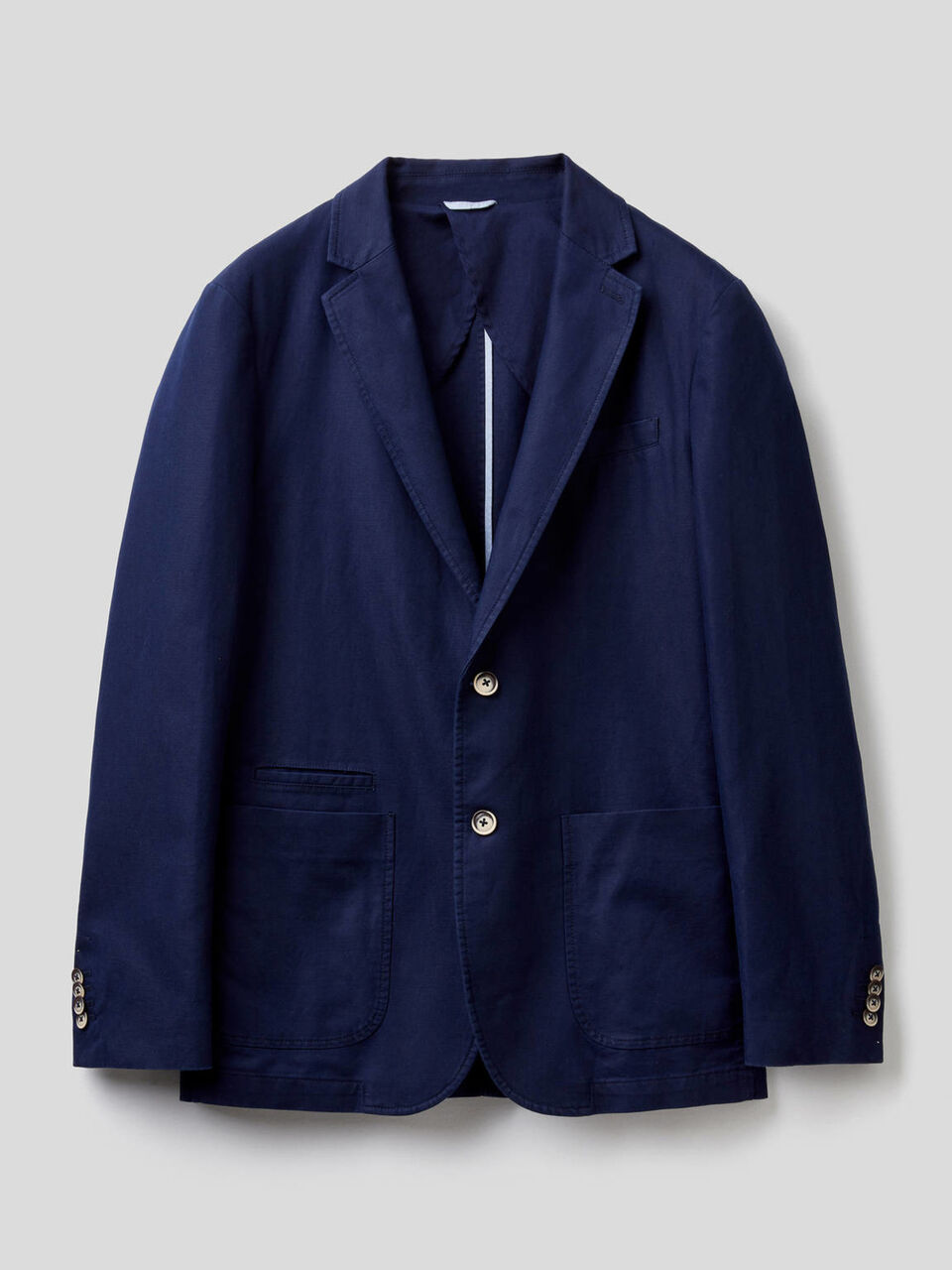 Blazer in linen blend image number 1