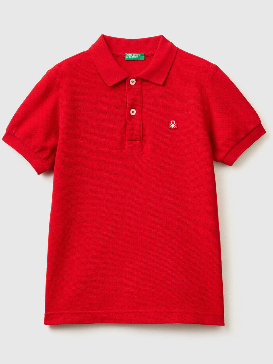 Slim fit polo in 100% organic cotton