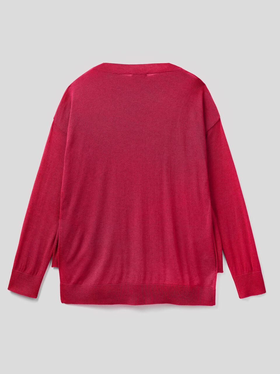 Pullover mit Schlitzen und lockerer Passform image number 2