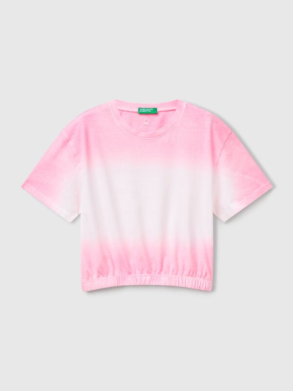 Dip-Dye-T-Shirt Mädchen