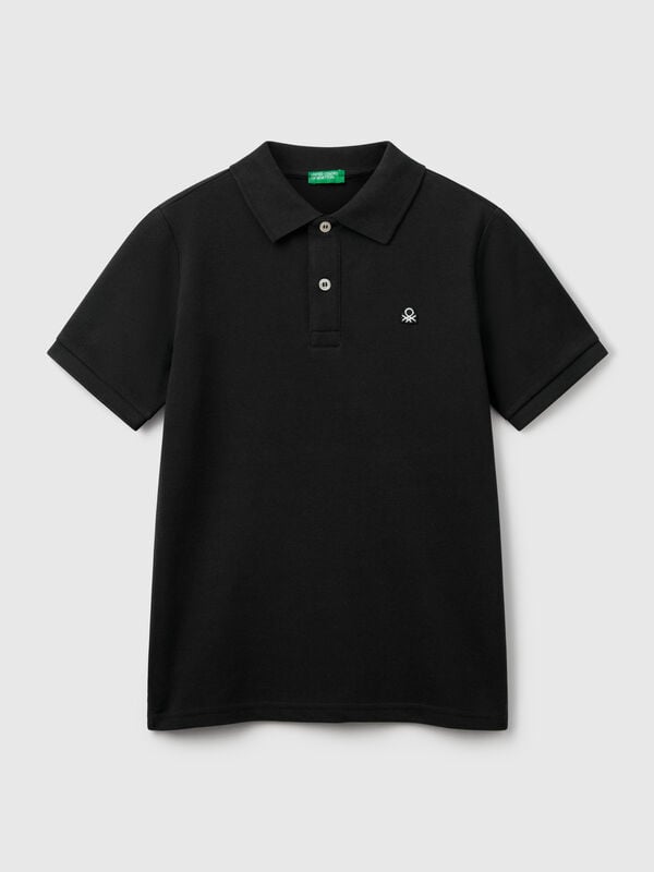 Slim Fit-Polo aus reiner Baumwolle Jungen