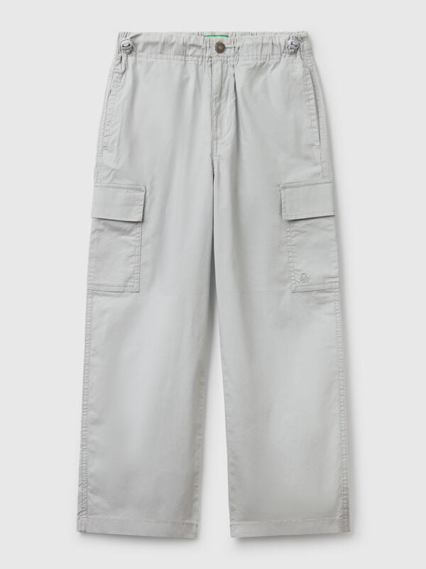 Parachute trousers in stretch cotton Junior Boy