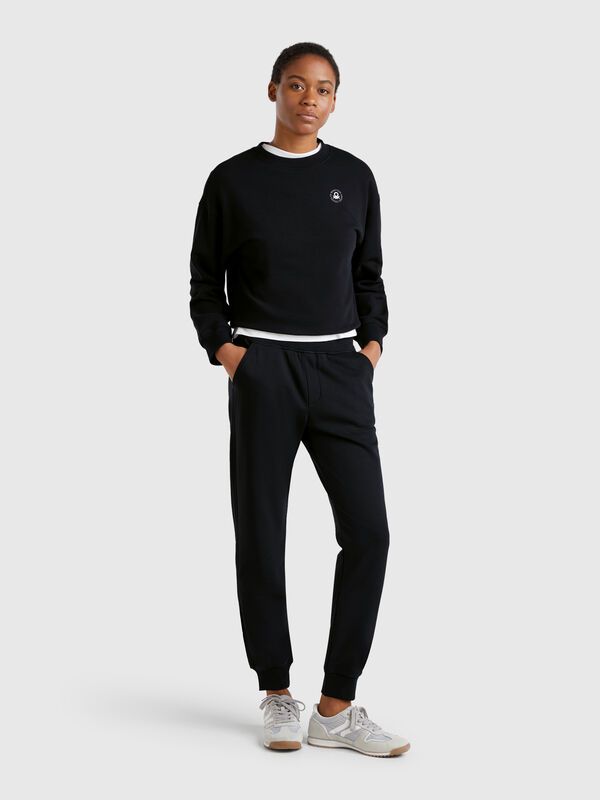 Pantalon sweat avec cordon de serrage Femme