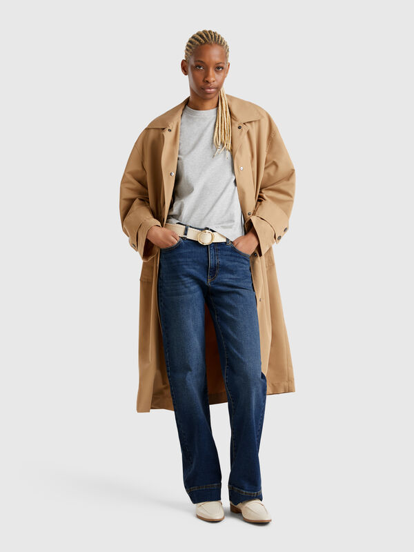 Flare Jeans aus Baumwolle Damen