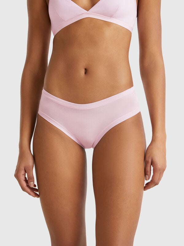 Slips mit hohem Bund aus superelastischer Baumwolle Damen