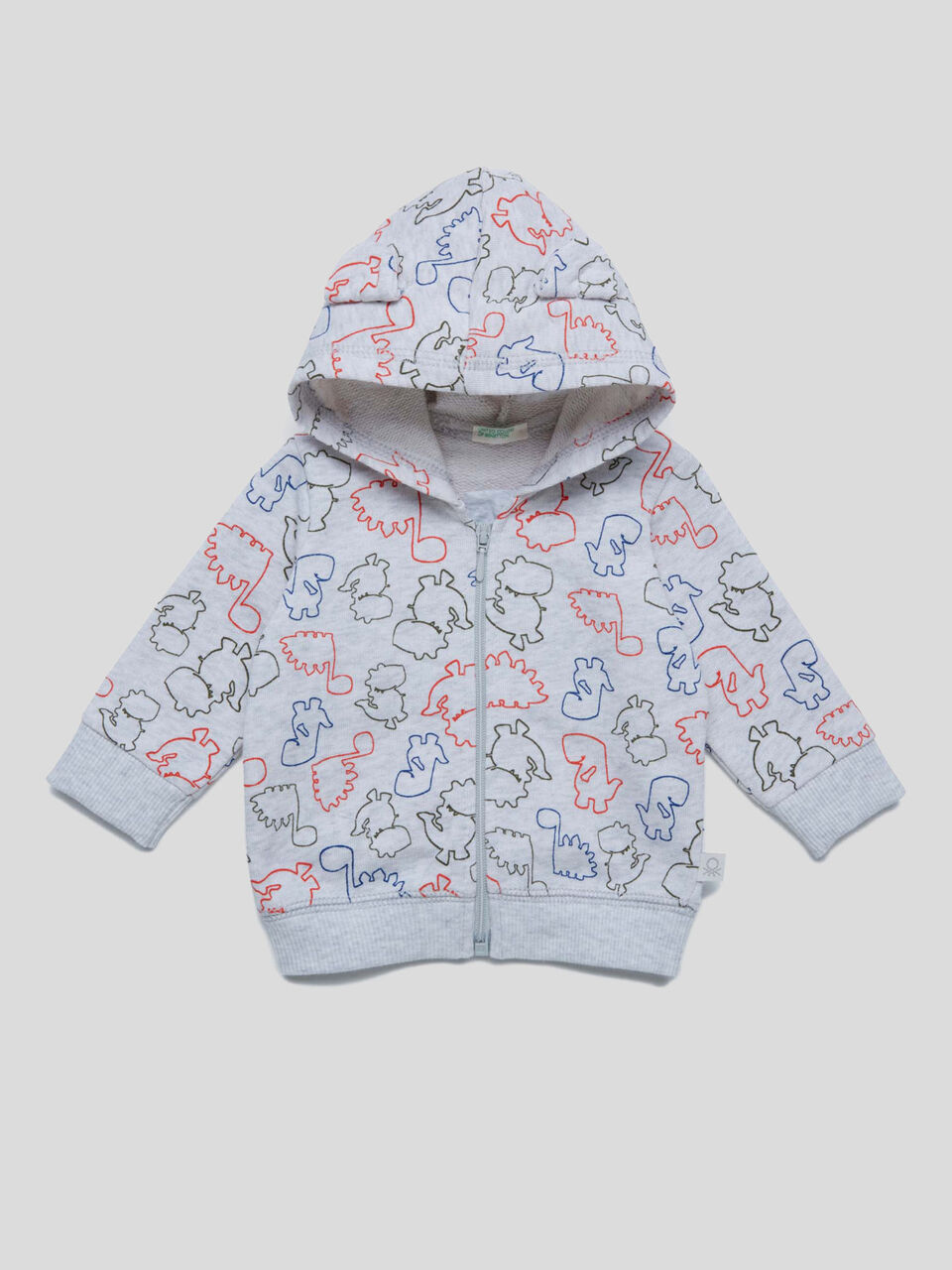 Sweat imprimé all-over avec capuche image number 1