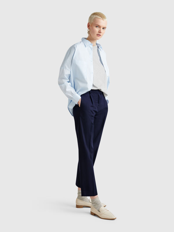Hose aus Stretch-Baumwolle Damen