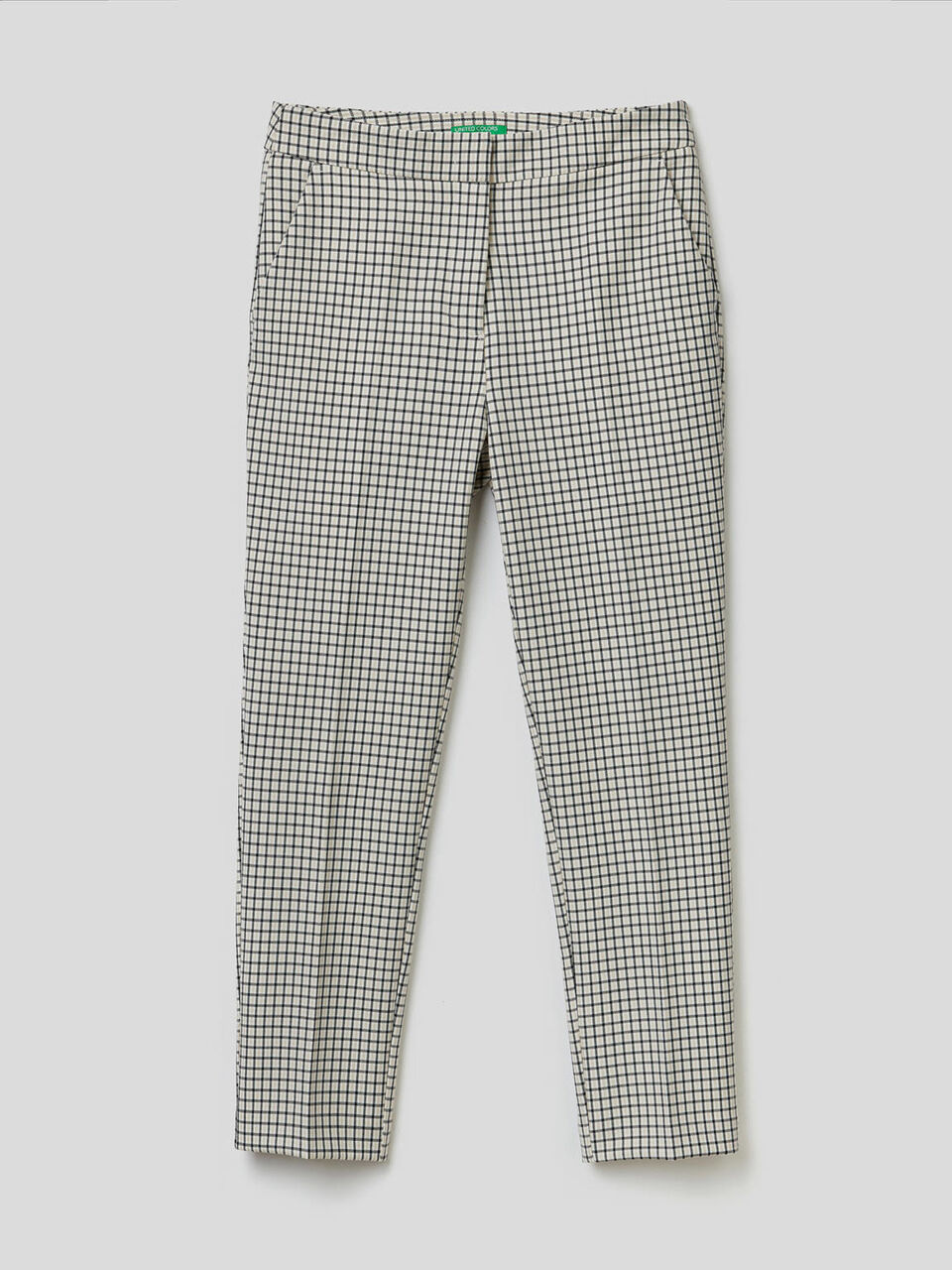 Trousers with check pattern image number 1