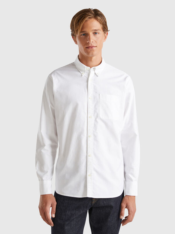 Button-Down-Hemd in slim fit Herren