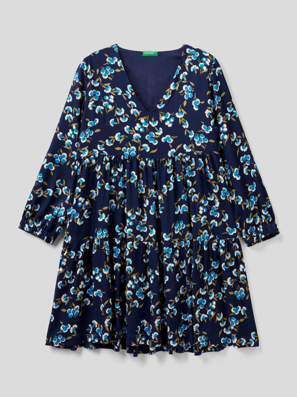 Robe à motif en viscose durable image number 1