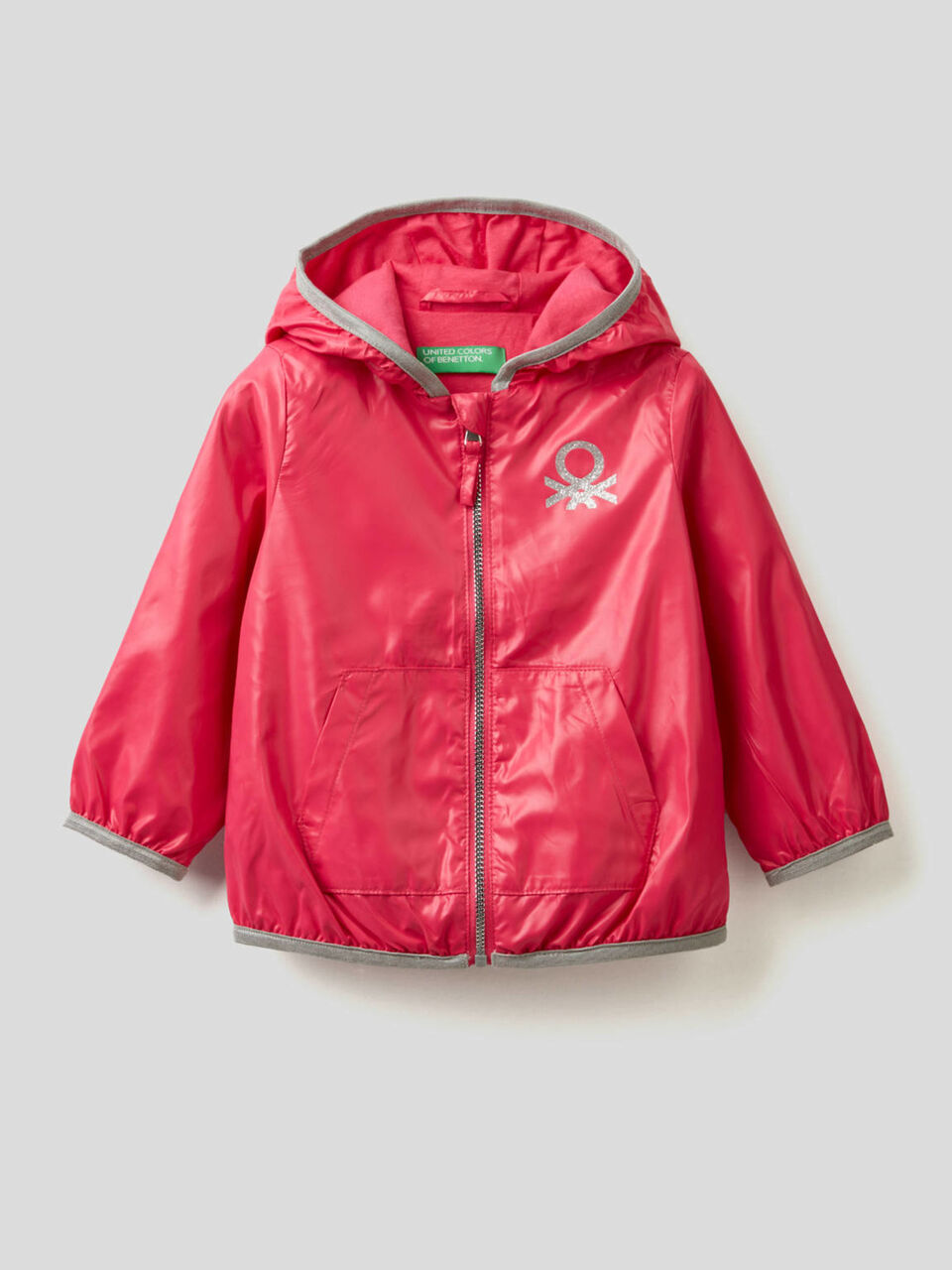 Jacke mit Reißverschluss und Kapuze image number 1