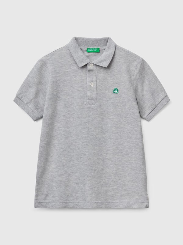 Polo slim en pur coton Garçon