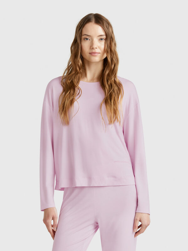 T-shirt manches longues en Modal® stretch Femme