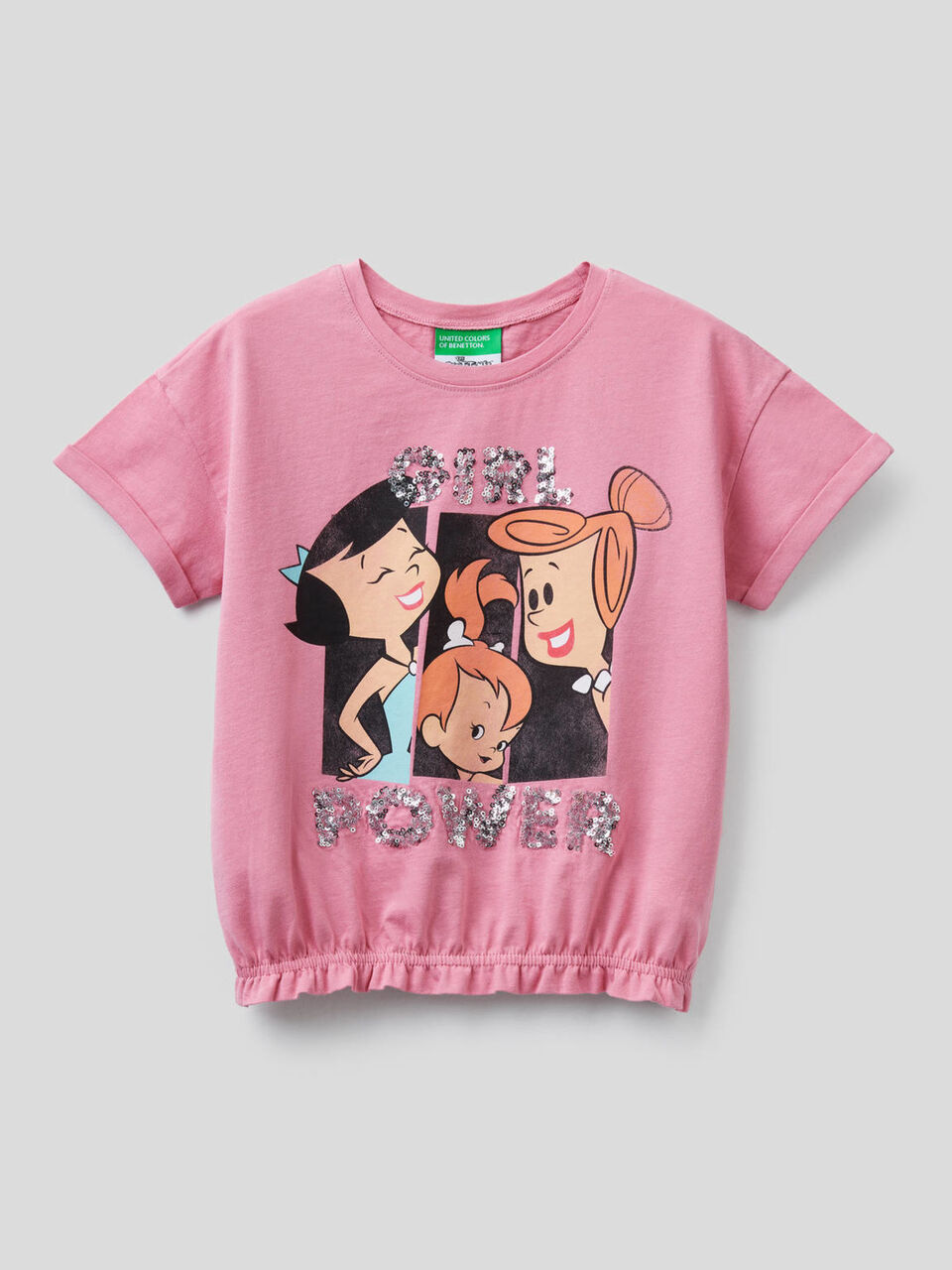 T-shirt cropped La Famille Pierrafeu image number 1