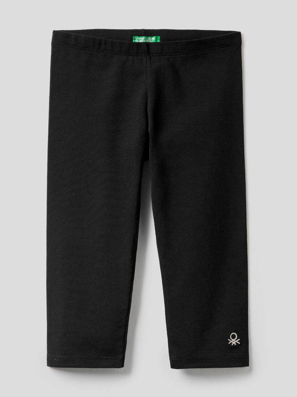 Legging 3/4 en coton stretch image number 1