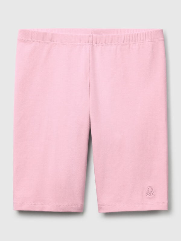 Legging court en coton stretch Filles