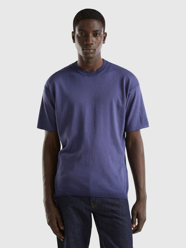 T-shirt oversize en maille Homme