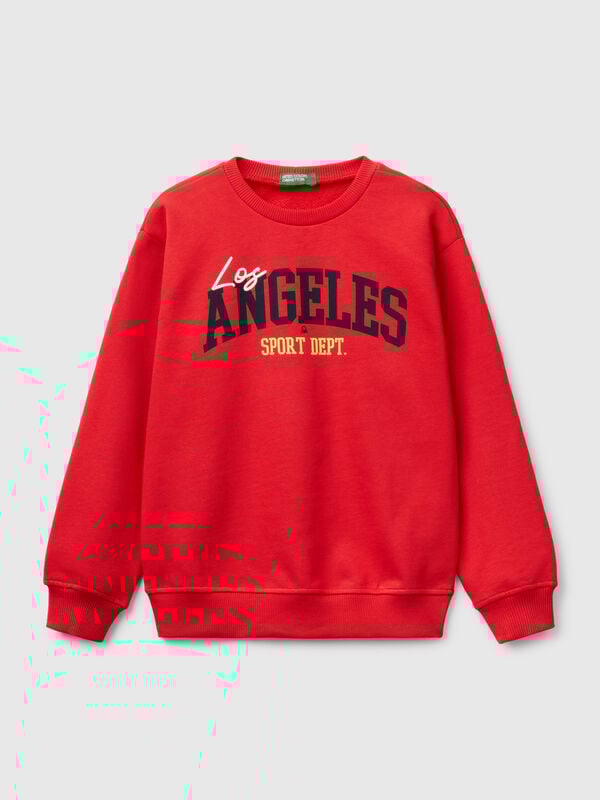 Sweat-shirt 100% coton avec imprimé Garçon