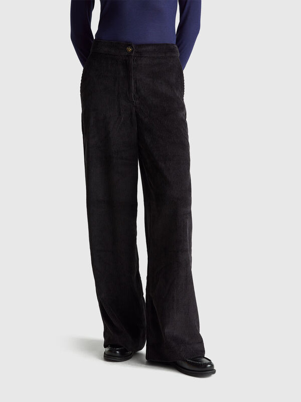 Flared corduroy trousers Flared corduroy trousers Women
