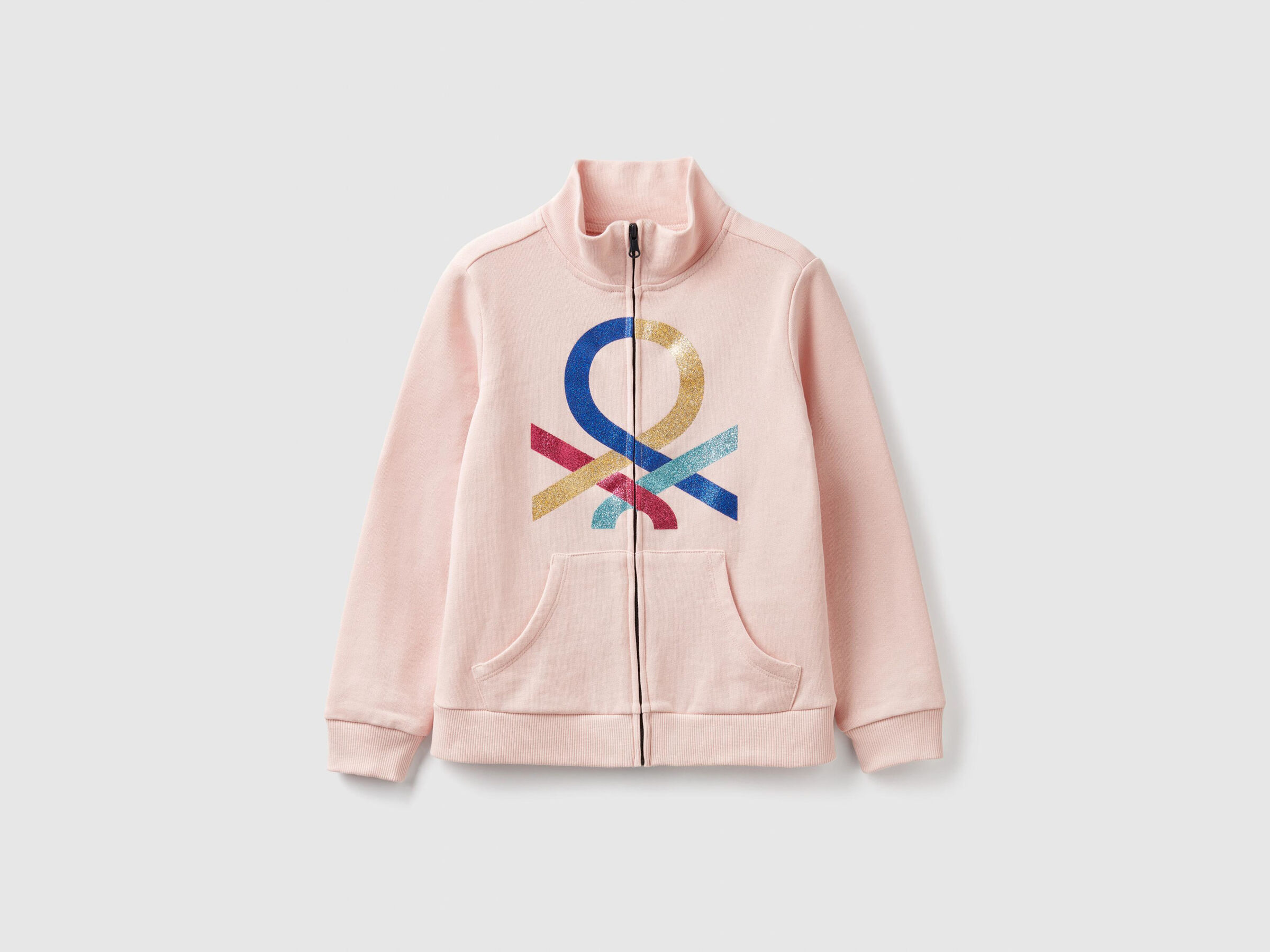 Sweatshirt mit Reißverschluss und Logo image number null