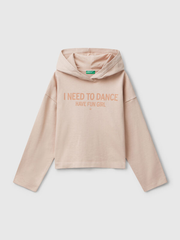 Sweatshirt with slogan print Junior Girl