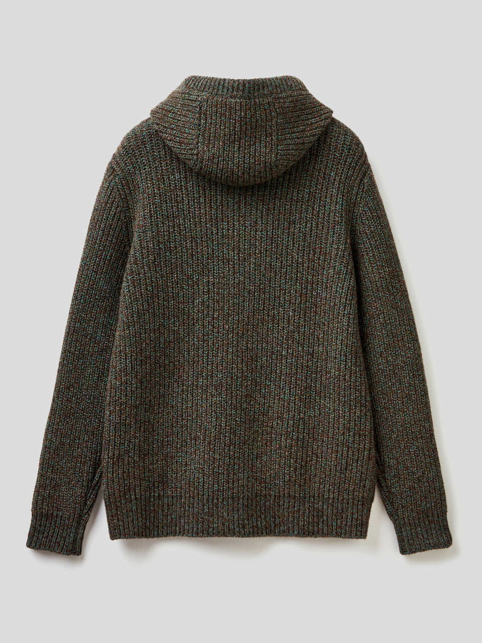 Pullover aus Shetlandwolle mit Kapuze image number 2