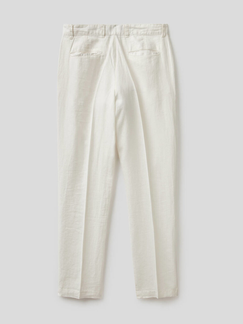Chinos in pure linen image number 2