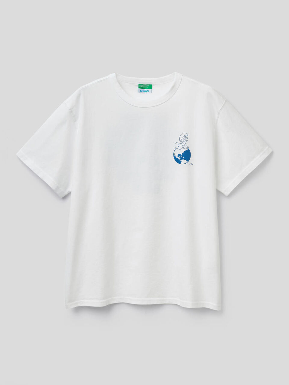 T-shirt avec imprimé Les schtroumpfs image number 1
