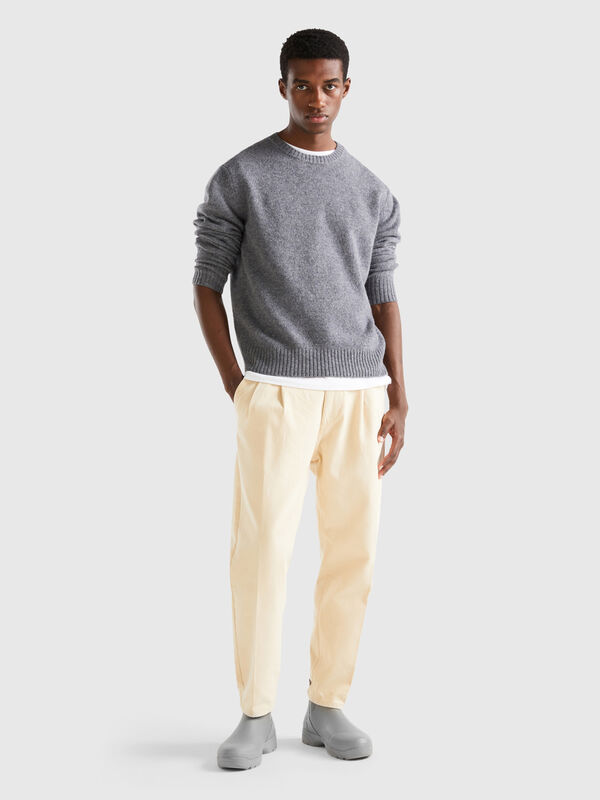 Sweater in Shetland wool Men