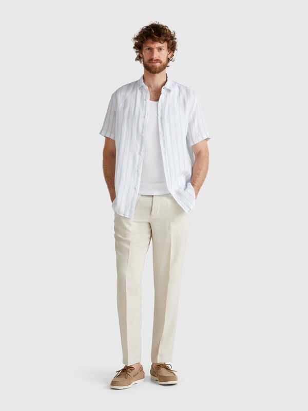 Chinos aus reinem Leinen Herren